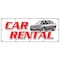 Signmission CAR RENTAL BANNER SIGN auto rent daily weekly automobil low rate B-120 Car Rental - alternate 1